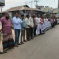 লক্ষ্মীপুরে যুবলীগ ও ছাত্রলীগ নেতা হত্যার প্রতিবাদে কমলনগরে মানববন্ধন