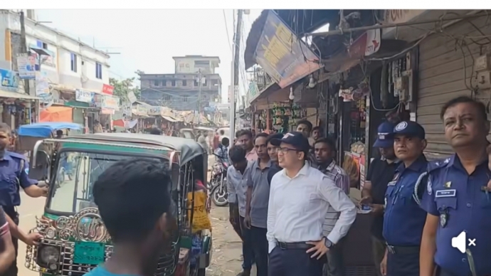 কমলনগরে ১৩ ব্যবসায়ির জরিমানা