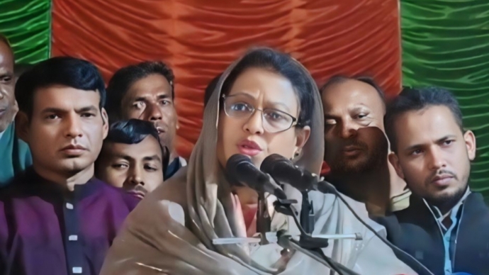 খালেদা জিয়া সুস্থ হয়ে উঠার উপরে বাংলাদেশের অনেক কিছু নির্ভর করে : কমলনগরে জোটের প্রার্থী তানিয়া রব ‎