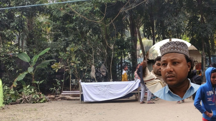 ‎কমলনগরে সম্পত্তির জন্য বাবার লাশ দাফনে অন্য সন্তানদের বাঁধা