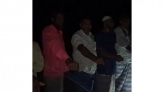 কমলমগরে শেখ হাসিনাকে ফিরিয়ে আনতে নেতা কর্মীদের শপথ ‎