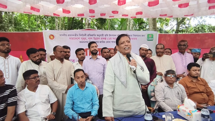 দেশকে বাঁচাতে হলে তারেক রহমানের হাতকে শক্তিশালী করতে হবে : কমলনগরে হুইপ নিজান ‎