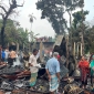 রায়পুরে নেশাগ্রস্ত যুবকের দেয়া আগুনে ১৭ বসতঘর-দোকান পুড়ে ছাঁই